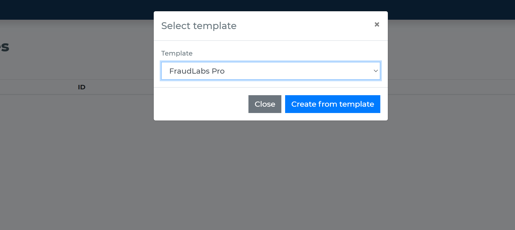 FraudLabs Pro Dashboard